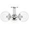 Mitzi Meadow 20 1/4"W Polished Nickel 3-Light Ceiling Light