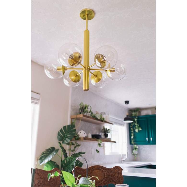 Image 3 Mitzi Meadow 28In 6 Light Chandelier more views