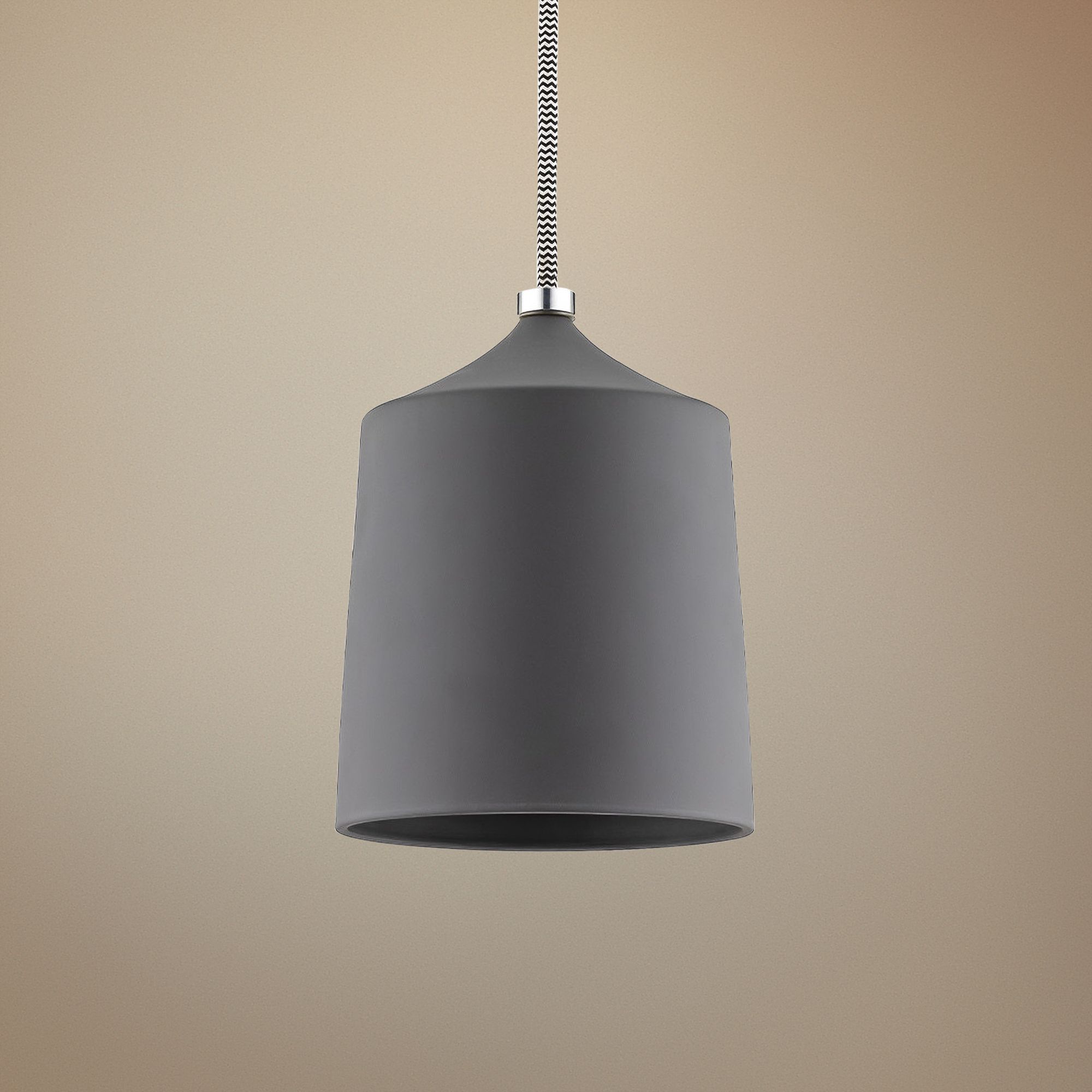 black ceramic pendant light