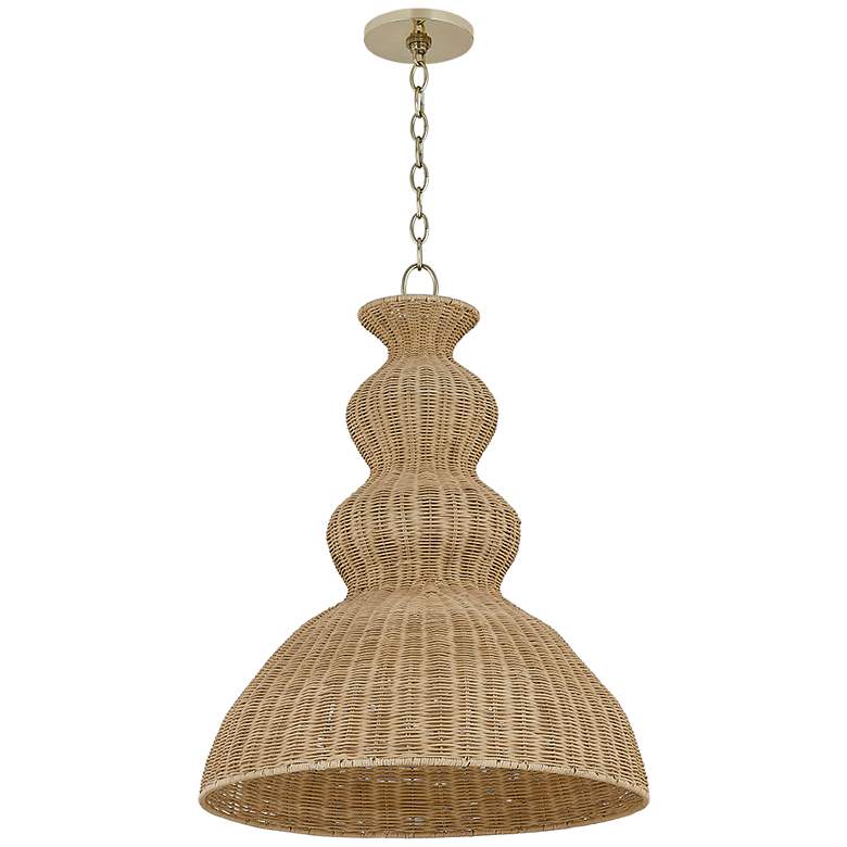 Image 1 Mitzi Megan Molten x Mayla 21.25 In 1 Lt Pendant Aged Brass