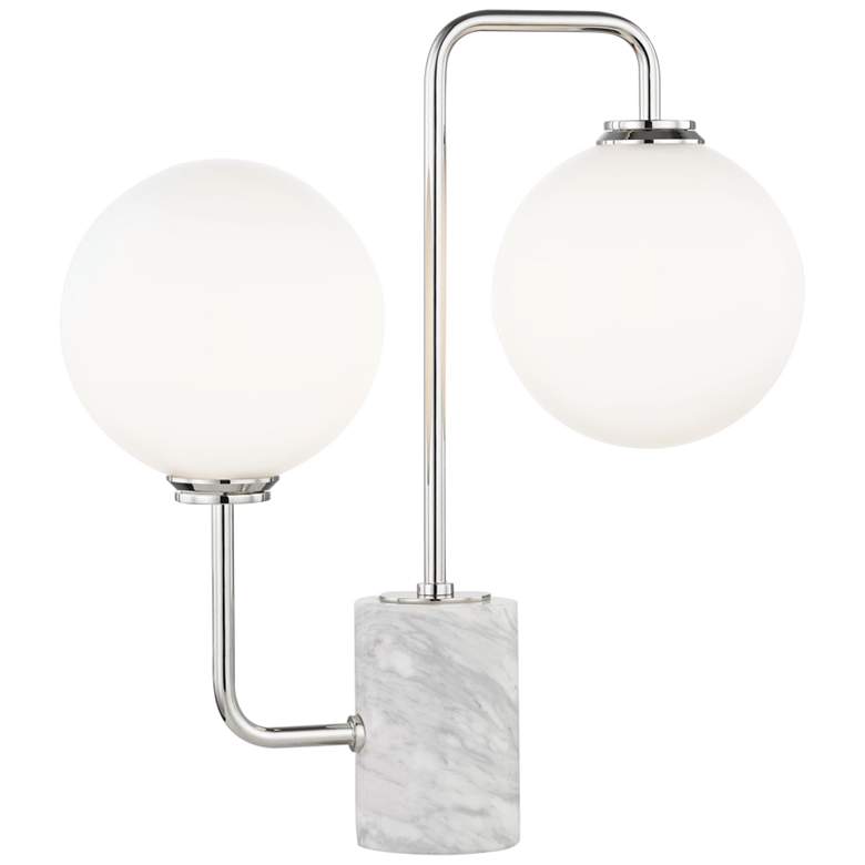 Image 1 Mitzi Mia Polished Nickel 17 1/4" High LED Accent Table Lamp