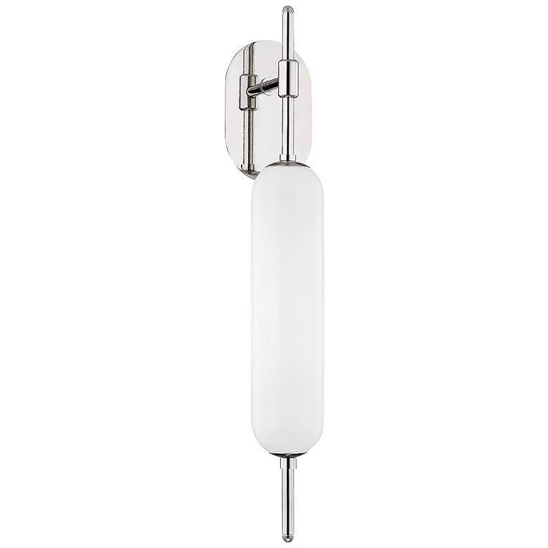 Image 1 Mitzi Miley 29 1/2" High Polished Nickel LED Wall Sconce