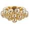Mitzi Mimi 22 1/2" Wide Aged Brass 6-Light Ceiling Light