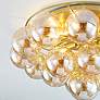 2_Mitzi Mimi 22 1/2" Wide Aged Brass 6-Light Ceiling Light more views