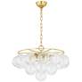 Mitzi Mimi 22 1/2" Wide Aged Brass Chandelier