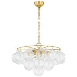 Mitzi Mimi 22 1/2" Wide Aged Brass Chandelier