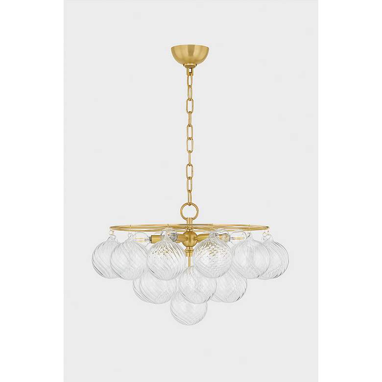 Mitzi Mimi 22 1/2" Wide Aged Brass Chandelier - #5497G | Lamps Plus