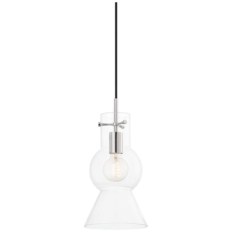 Image 1 Mitzi Mirabel 15 inch Polished Nickel 1 Light Pendant