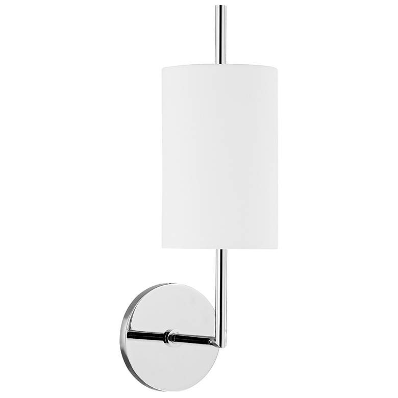 Image 1 Mitzi Molly 16 3/4" High Polished Nickel Wall Sconce