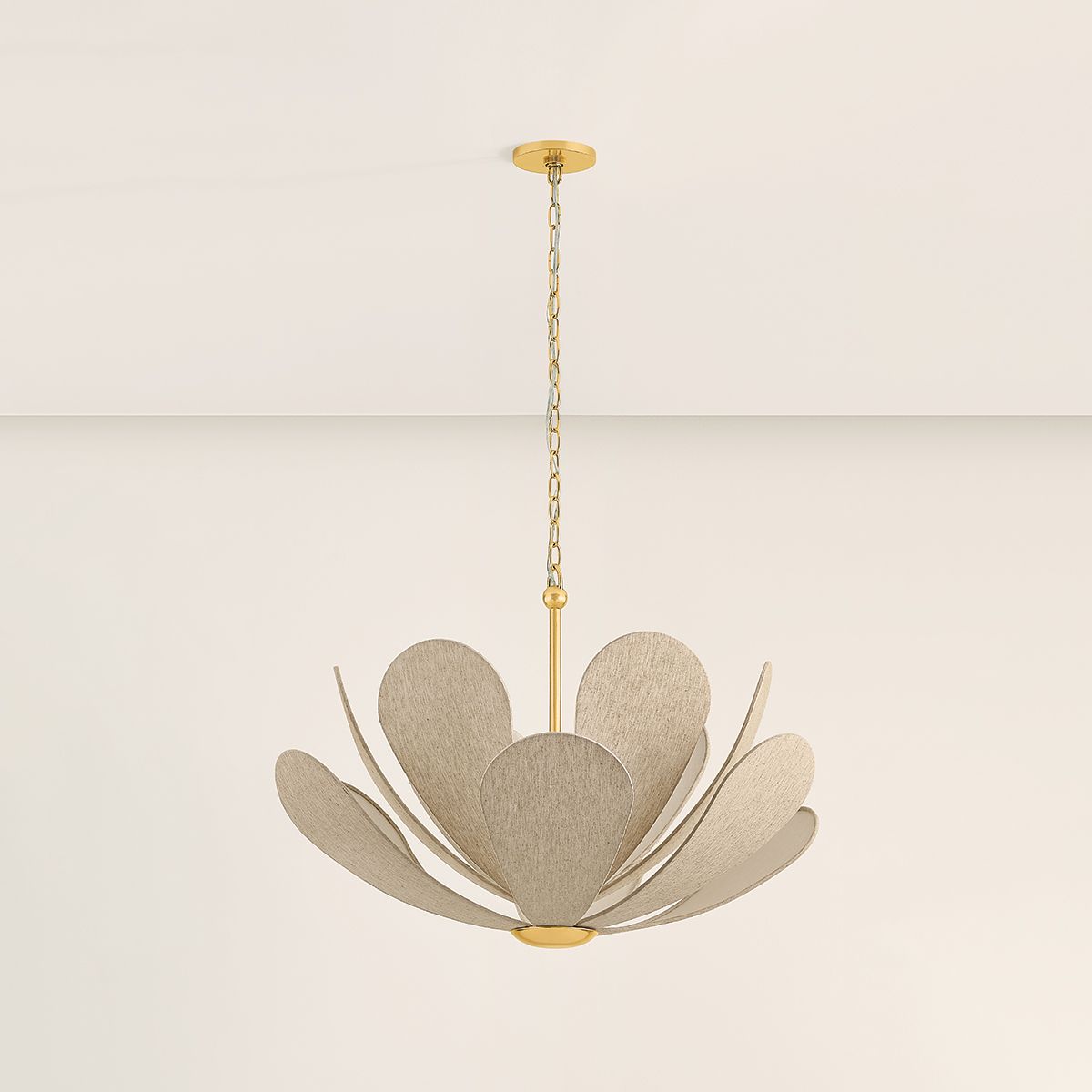 Image 3 Mitzi Nadine Chandelier 29.25" in Aged Brass more views