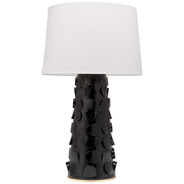 Image 2 Mitzi Naomi Black Lustro Ceramic Table Lamp
