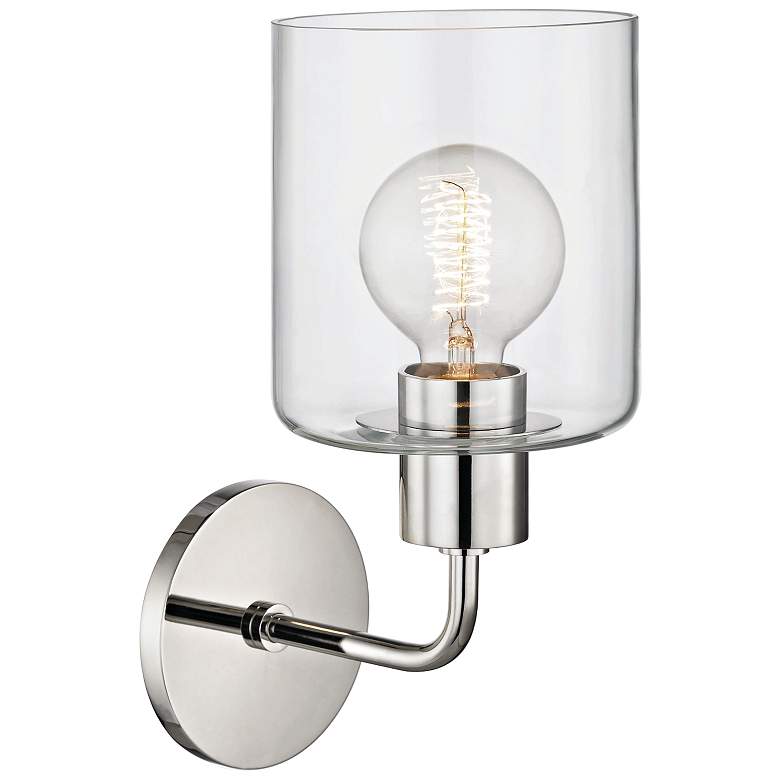 Image 3 Mitzi Neko 12 1/4" High Polished Nickel Wall Sconce more views