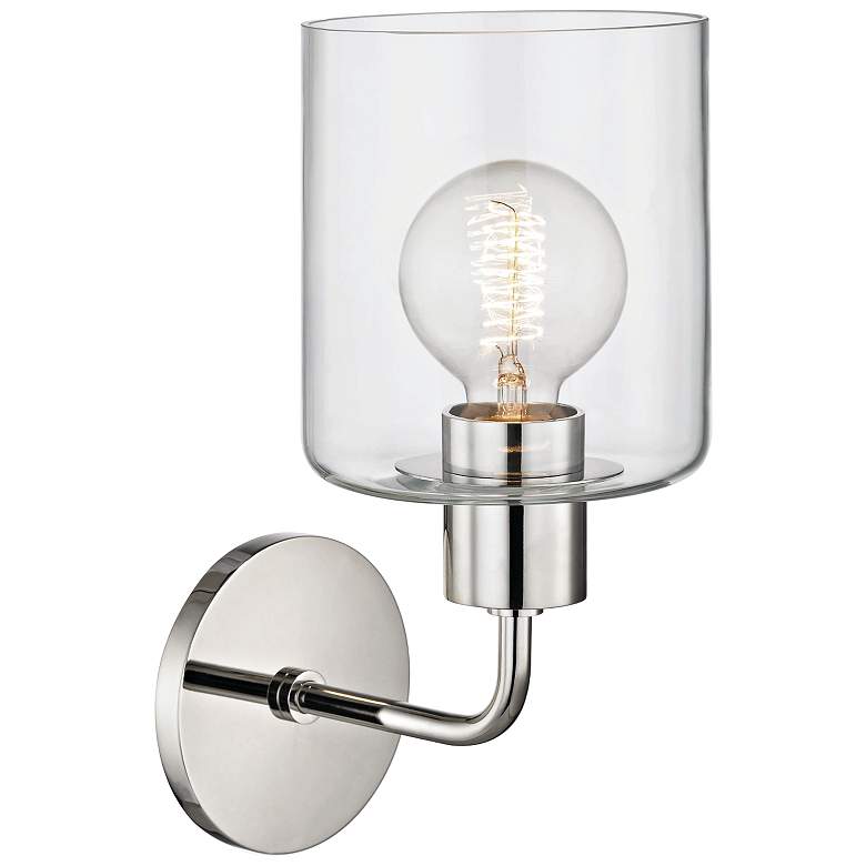 Image 3 Mitzi Neko 12 1/4 inch High Polished Nickel Wall Sconce more views