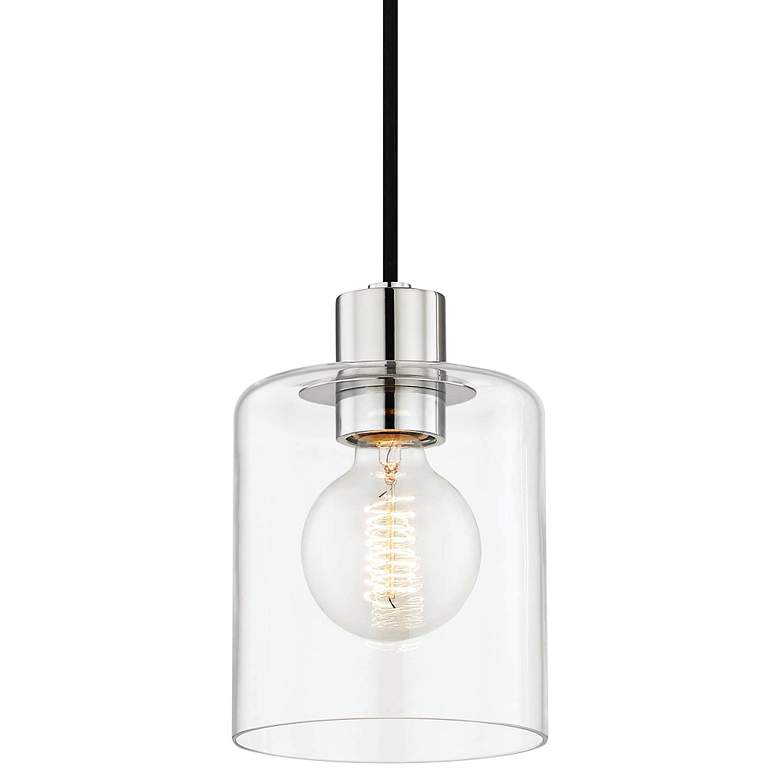 Image 1 Mitzi Neko 5 1/2" Wide Polished Nickel Mini Pendant