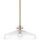 Mitzi Nemo 12" Wide Aged Brass LED Mini Pendant