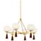 Mitzi Niya Chandelier 35.5" in Aged Brass