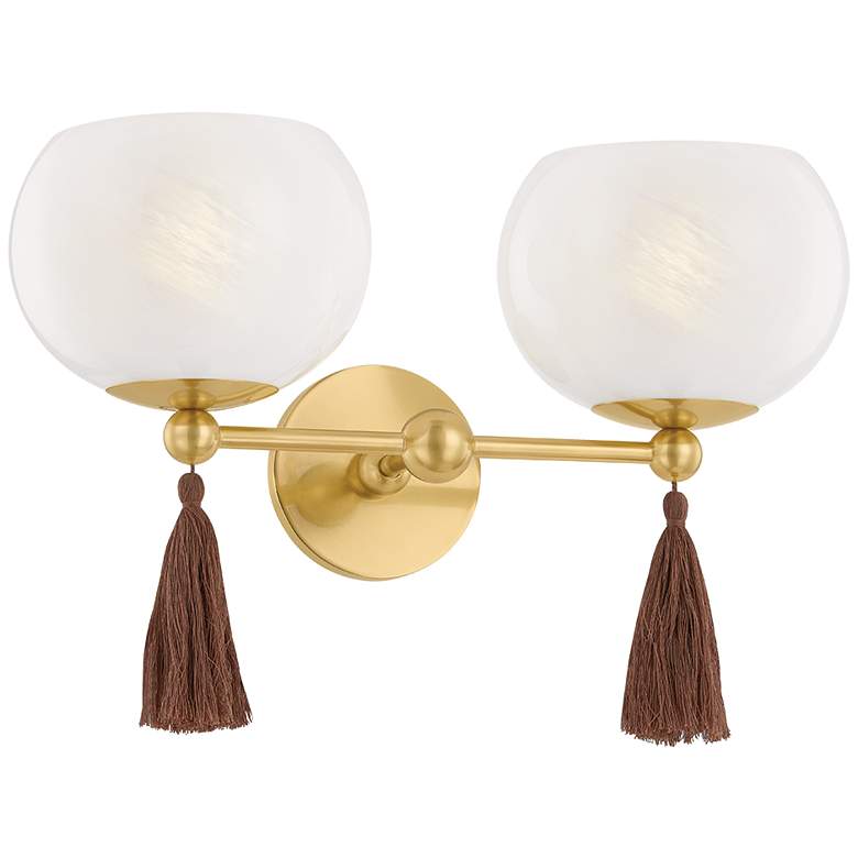 Image 1 Mitzi Niya Wall Sconce 18" in Aged Brass