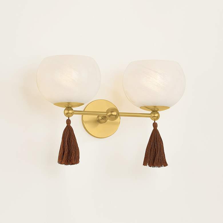 Image 4 Mitzi Niya Wall Sconce 18" in Aged Brass more views