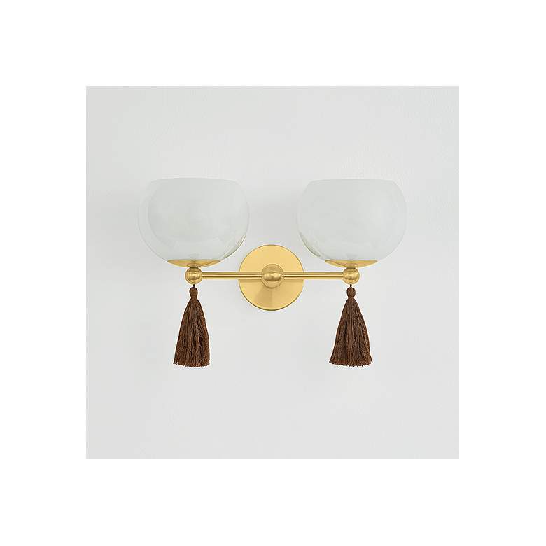 Image 5 Mitzi Niya Wall Sconce 18" in Aged Brass more views