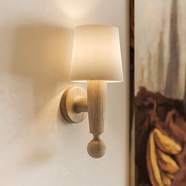 Image 1 Mitzi Nola Wall Sconce 7.5" in Aged Brass