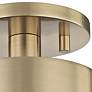 3_Mitzi Nora 5 1/4" Wide Aged Brass Finish Modern LED Ceiling Light more views