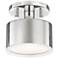 Mitzi Nora 5 1/4" Wide Polished Nickel LED Ceiling Light