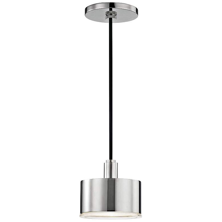 Image 2 Mitzi Nora 5 1/4" Wide Polished Nickel Mini Pendant