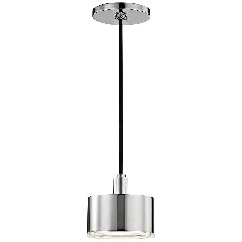 Image 2 Mitzi Nora 5 1/4 inch Wide Polished Nickel Mini Pendant