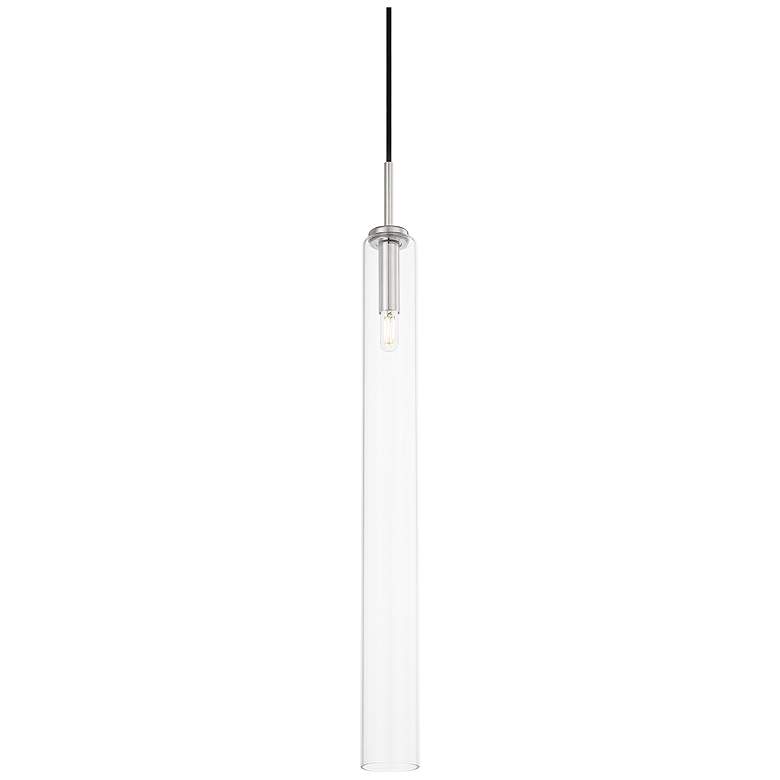 Image 1 Mitzi Nyah 6" Polished Nickel 1 Light Pendant