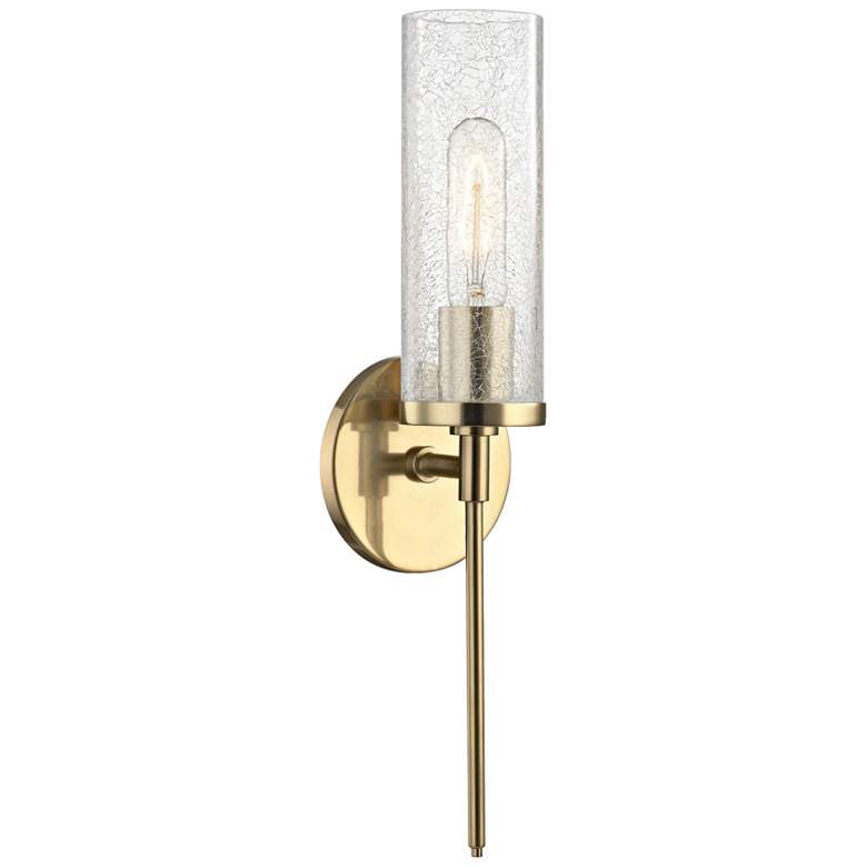 Image 2 Mitzi Olivia 17 1/2 inch High Aged Brass Wall Sconce