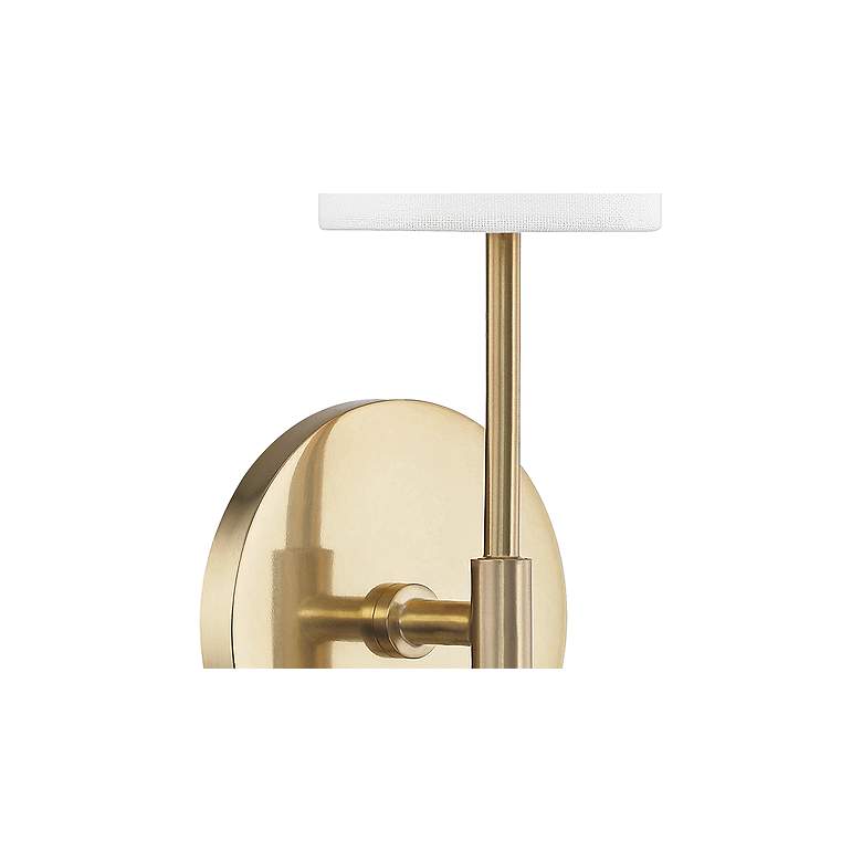 Image 2 Mitzi Olivia 18 3/4" High Aged Brass Wall Sconce more views