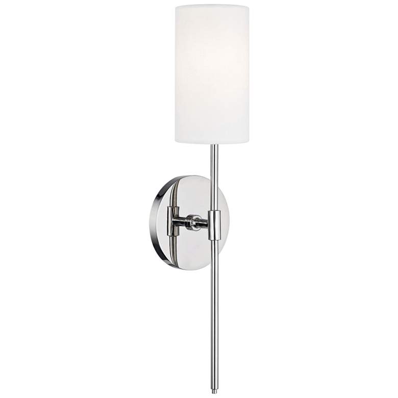 Image 2 Mitzi Olivia 18 3/4" High Polished Nickel Wall Sconce