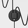 3_Mitzi Onda 20 1/2" High Soft Black 2-Light Modern Wall Sconce more views