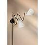 5_Mitzi Onda 20 1/2" High Soft Black 2-Light Modern Wall Sconce more views