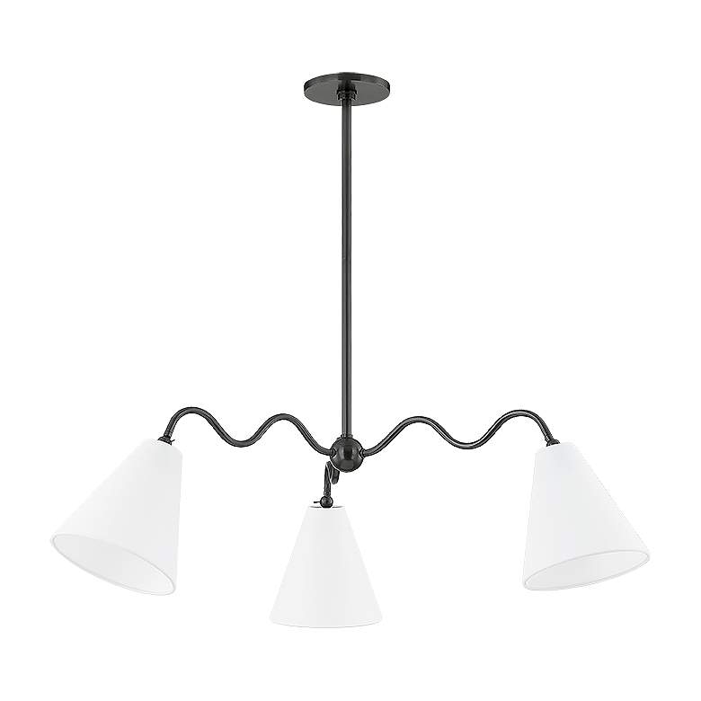Image 1 Mitzi Onda 42.75 In 3 Lt Chandelier Old Bronze