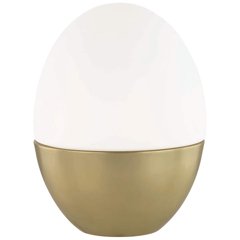 Image 1 Mitzi Orion 10" High Aged Brass Accent Table Lamp