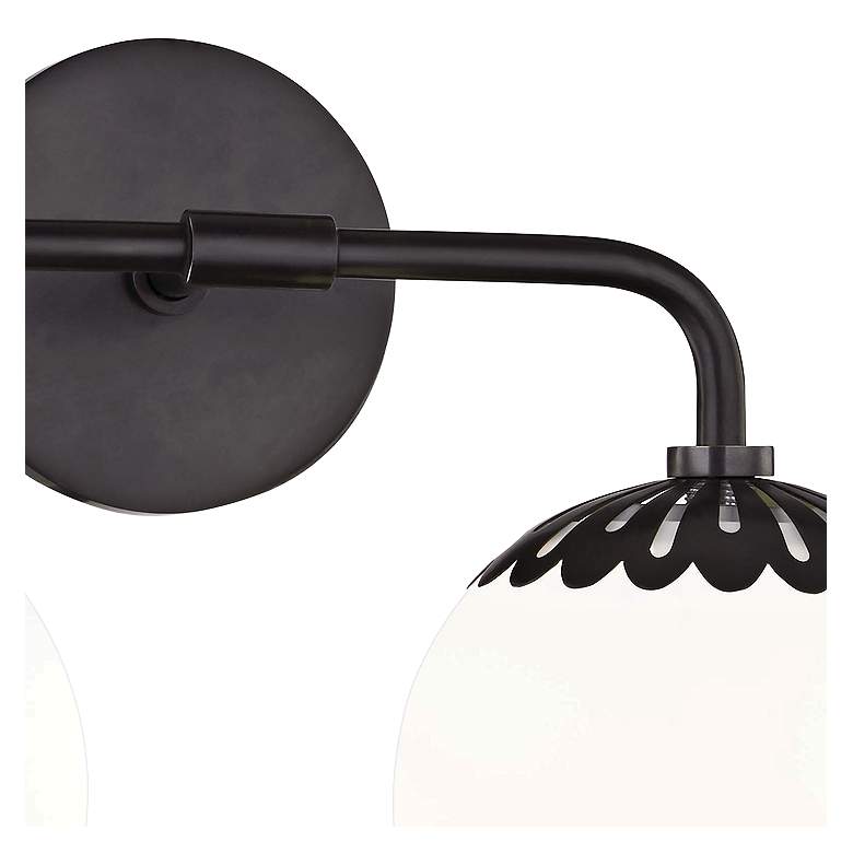 Image 3 Mitzi Paige 10 1/2" High Old Bronze 2-Light Wall Sconce more views