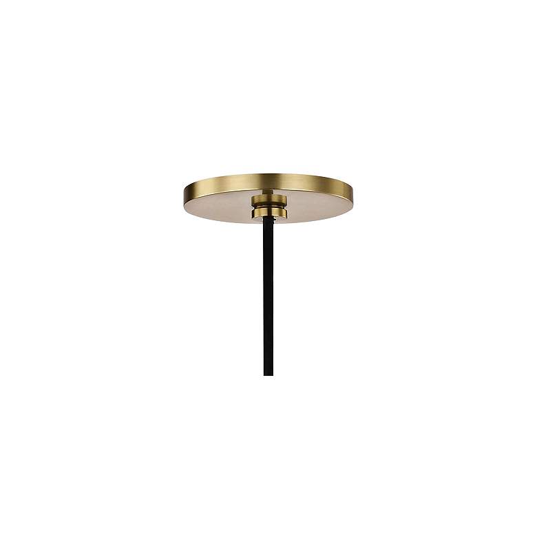 Image 4 Mitzi Paige 11 1/2" Wide Aged Brass Mini Pendant more views