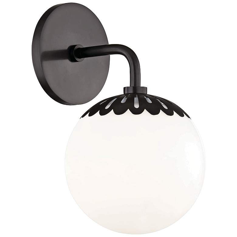 Image 2 Mitzi Paige 11" High Old Bronze Wall Sconce