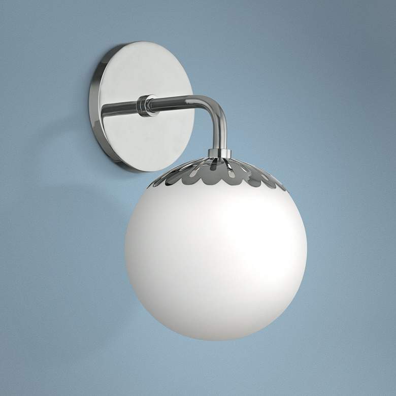 Image 1 Mitzi Paige 11" High Polished Nickel Wall Sconce