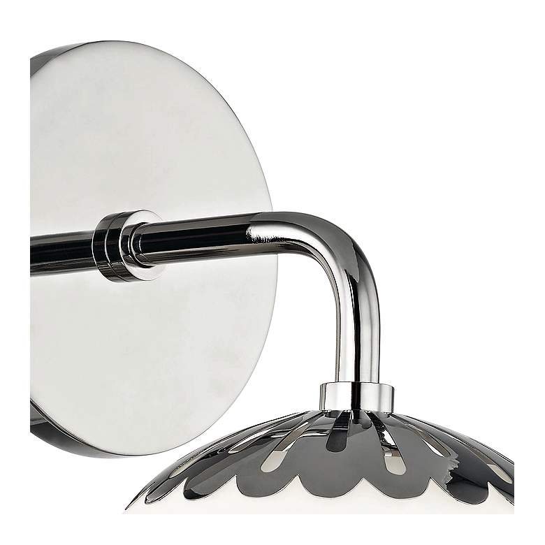 Image 3 Mitzi Paige 11" High Polished Nickel Wall Sconce more views