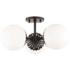 Mitzi Paige 17 1/2" Wide Old Bronze 3-Light Ceiling Light