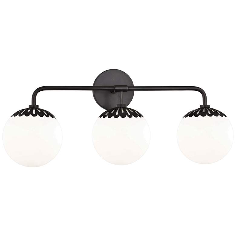 Image 2 Mitzi Paige 23 1/4 inch Wide Old Bronze 3-Light Bath Light