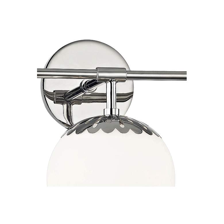 Image 3 Mitzi Paige 23 1/4" Wide Polished Nickel 3-Light Bath Light more views