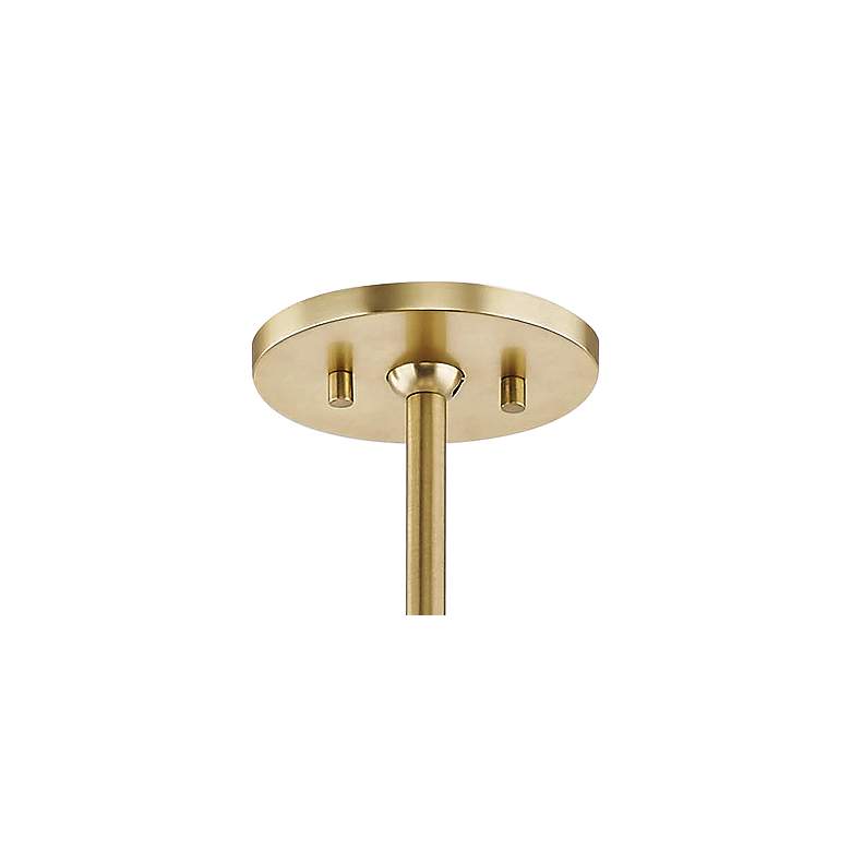 Image 4 Mitzi Paige 26" Wide Aged Brass 6-Light Chandelier more views