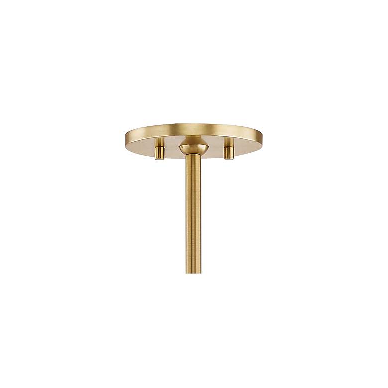 Image 4 Mitzi Paige 33" Wide Aged Brass 9-Light Chandelier more views
