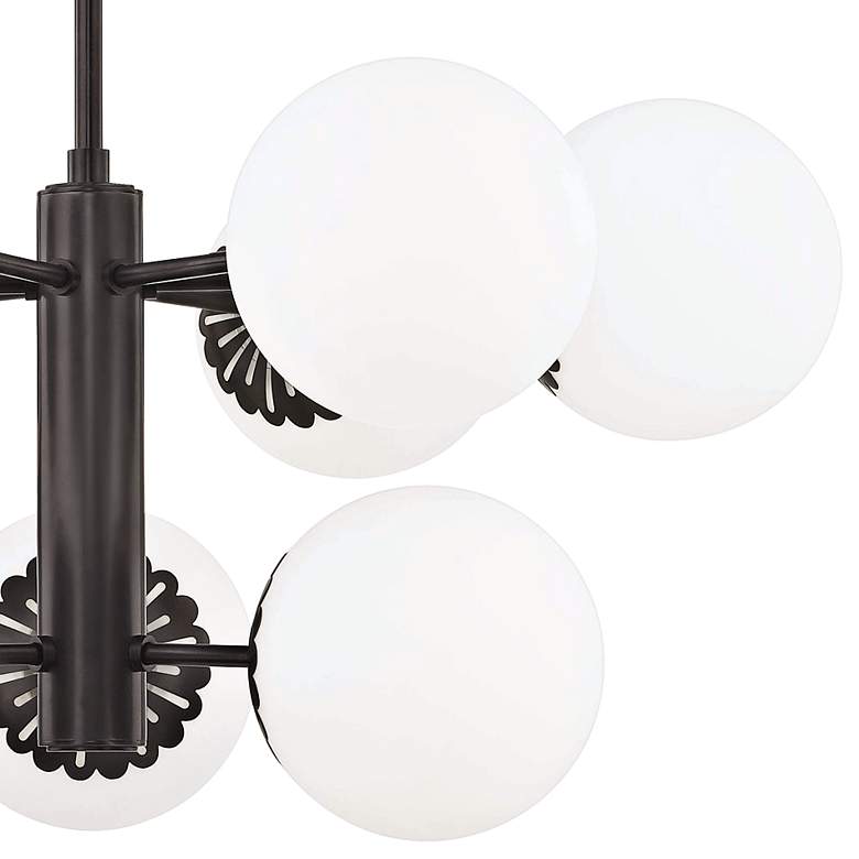 Image 3 Mitzi Paige 33" Wide Old Bronze 9-Light Chandelier more views