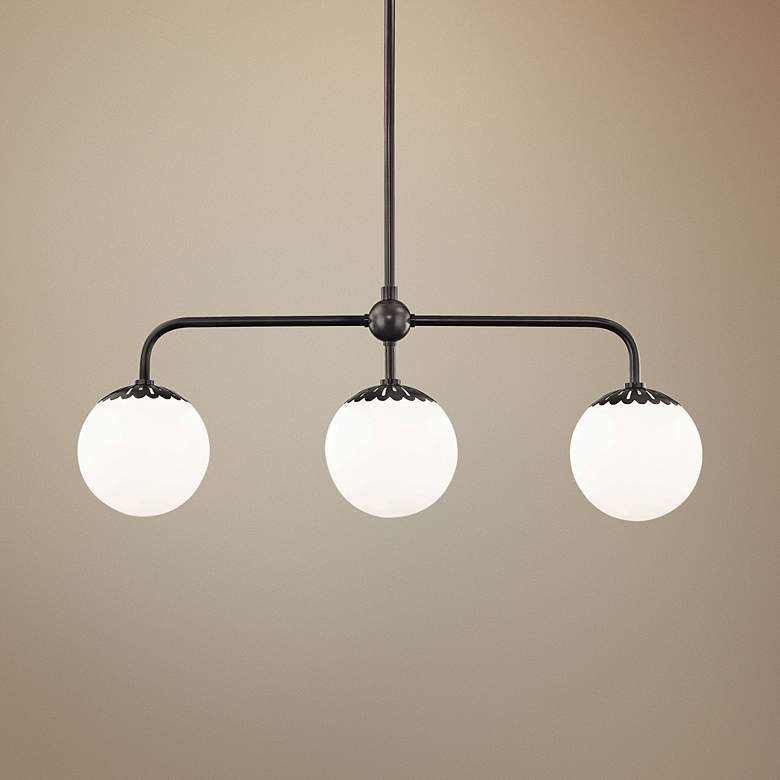Image 1 Mitzi Paige 37" Wide Old Bronze Kitchen Island Light Pendant