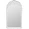 Mitzi Painted White 24" x 42" Arch Top Wall Mirror