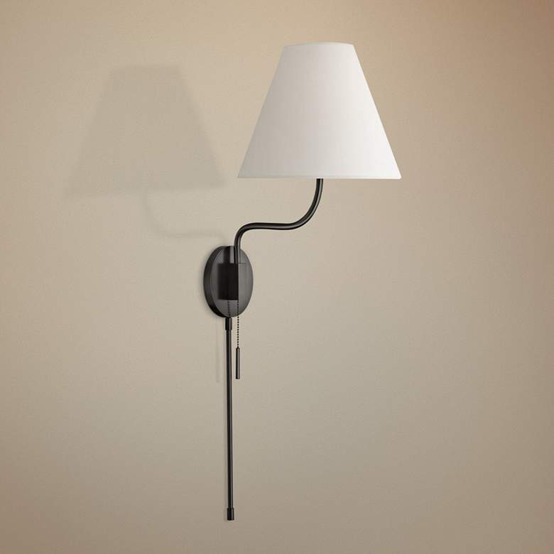 Image 1 Mitzi Patti 30 1/2" High Old Bronze Wall Sconce